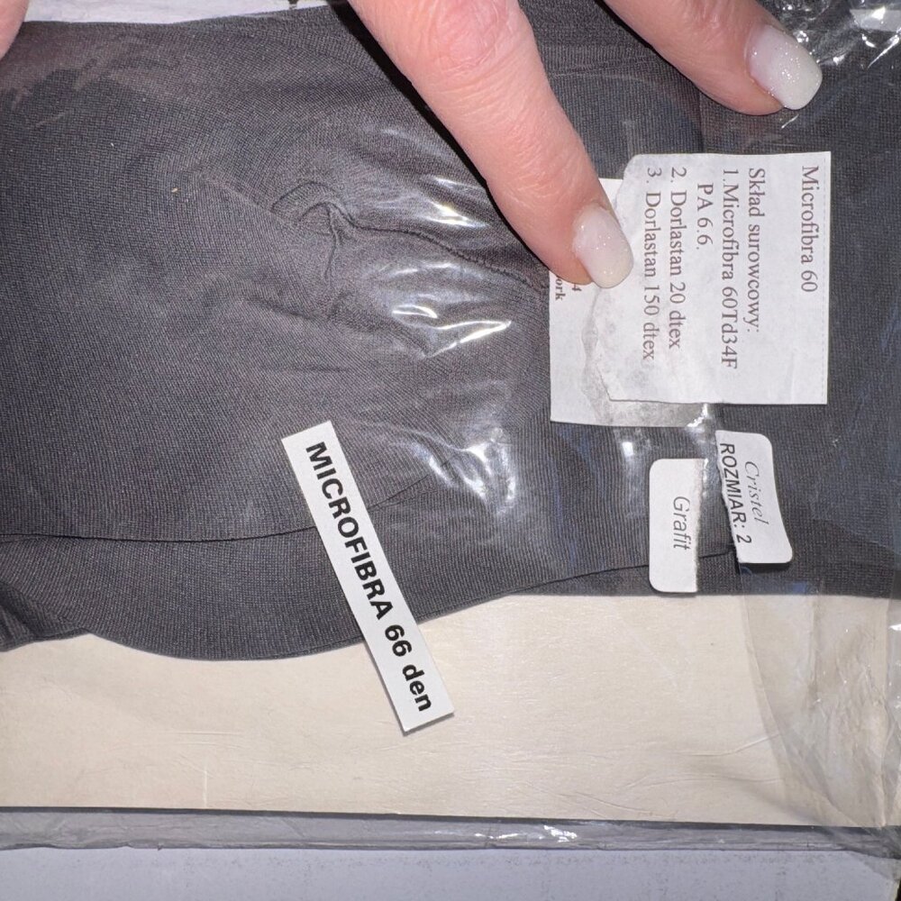CRISTEL 66 den Classic Women Tights - COLOR - GRAFIT - GRAY SIZE 2/S